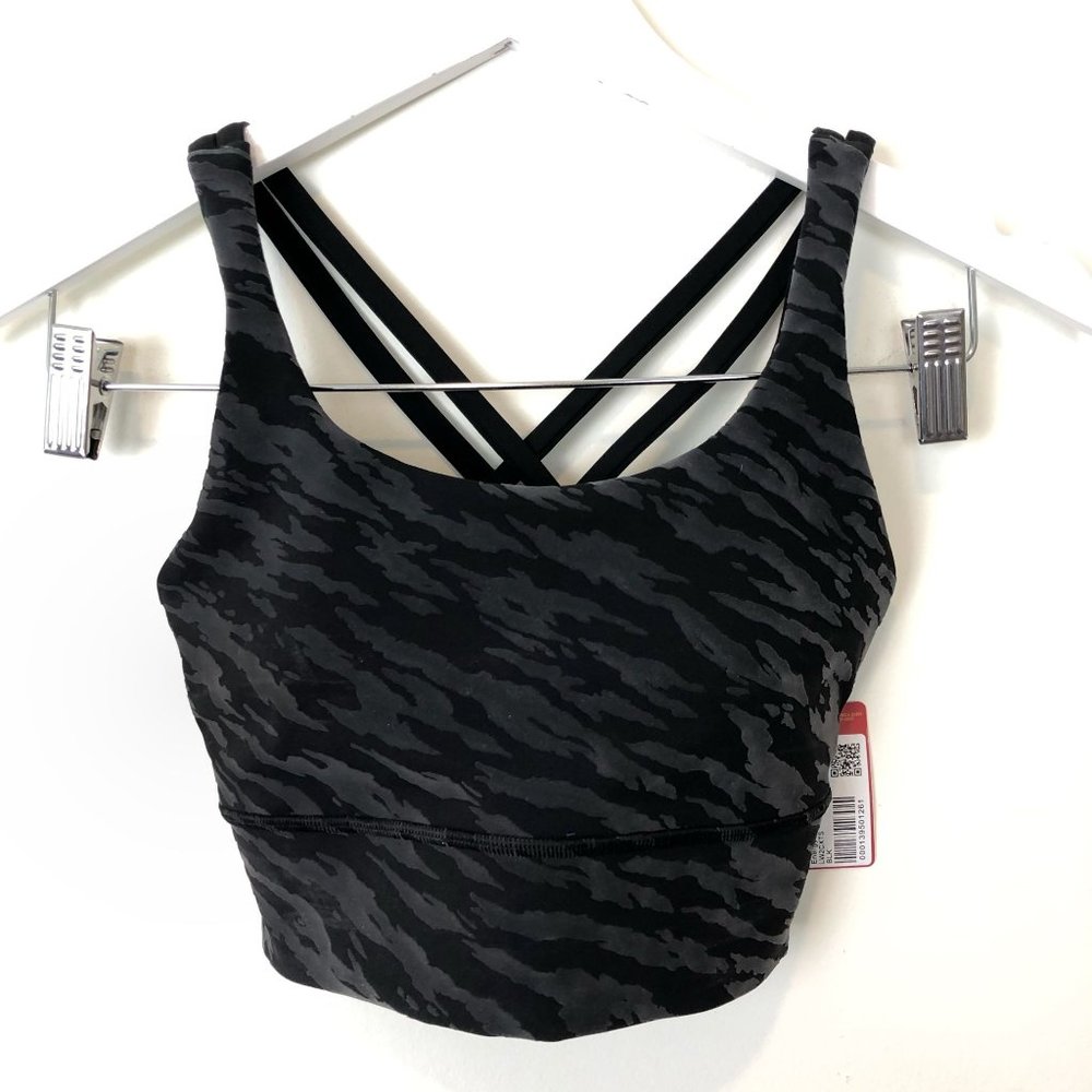 New Lululemon Energy Bra Long Line Size 4